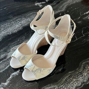 Cole Haan Grand 360 Snake Print Wedge, size 8 NWOT